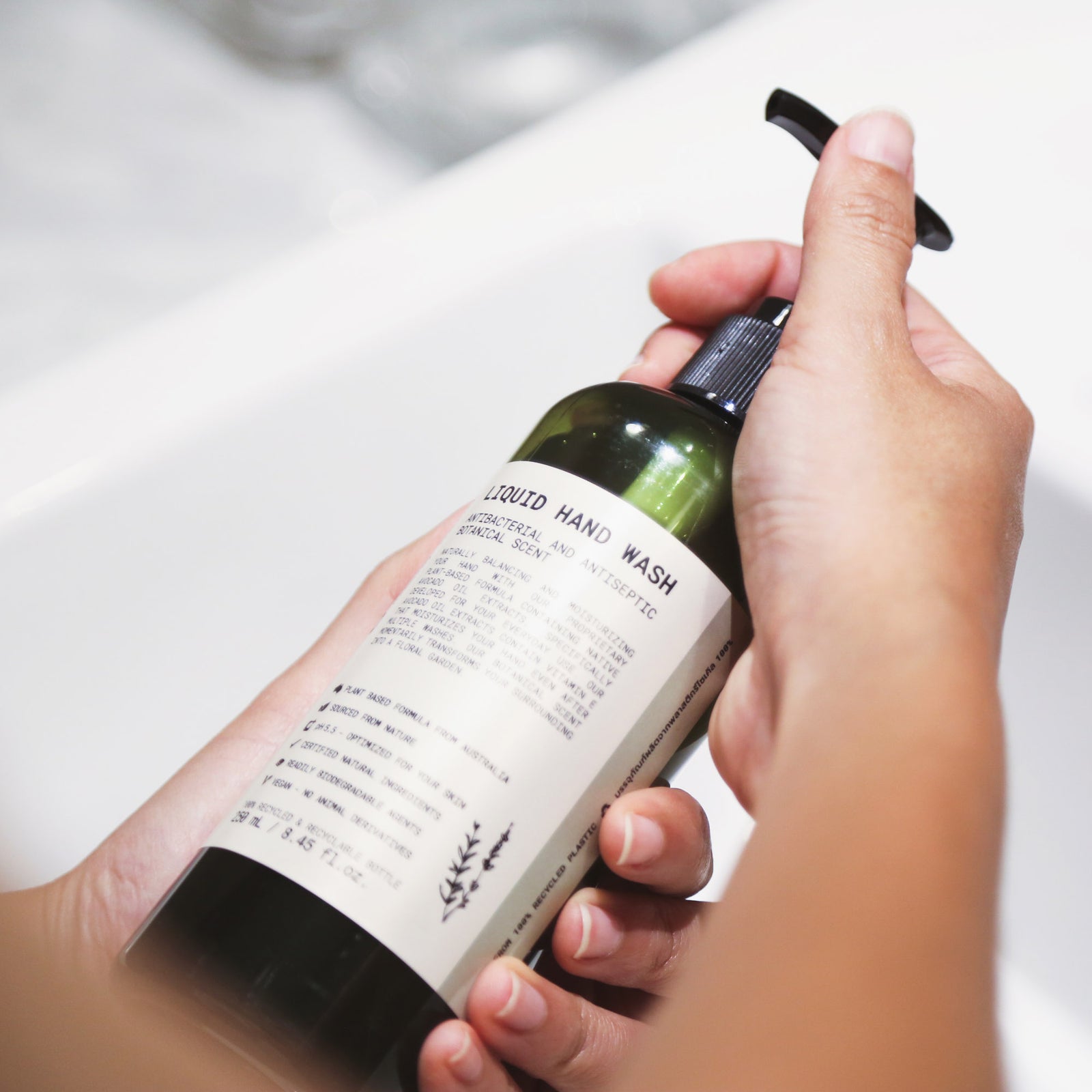 Common Ground Organic Liquid Hand Wash Vegan Plant Based Natural Organics Buddy