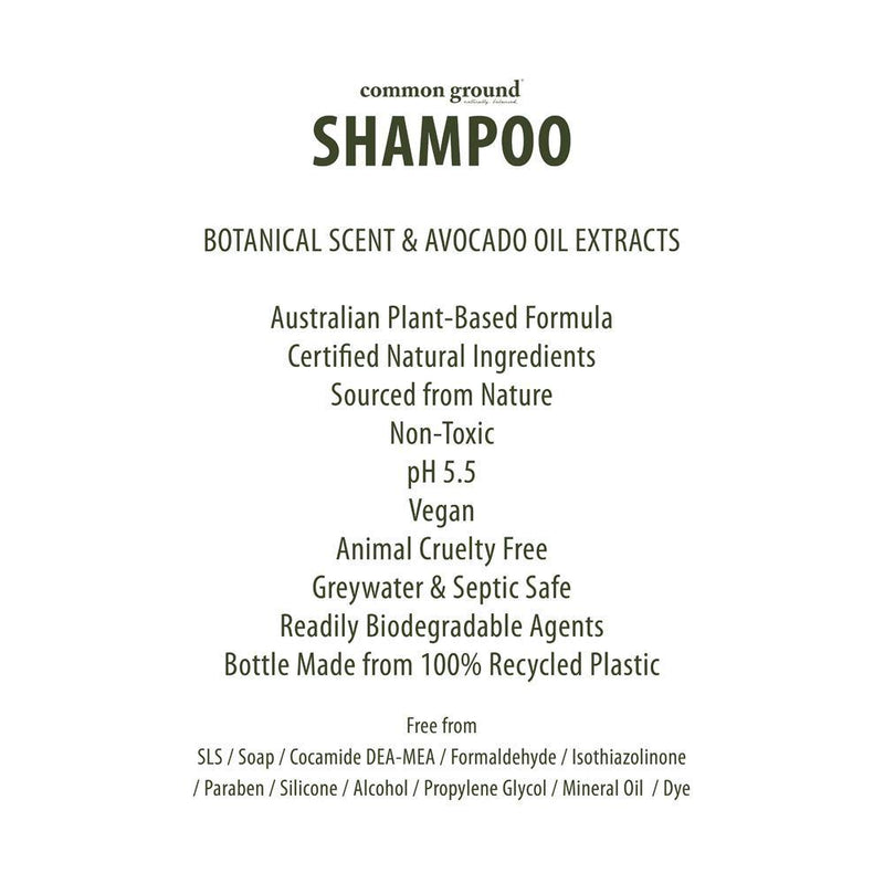 Common Ground Organic Shampoo - Organics Buddy